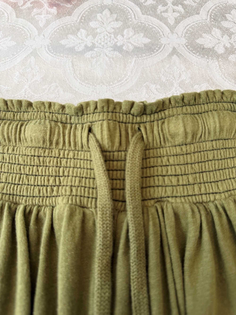 Out From Under Urban Outfitters Olive Green Harem Jogger Lounge Pants Boho Beach - Picture 7 of 11